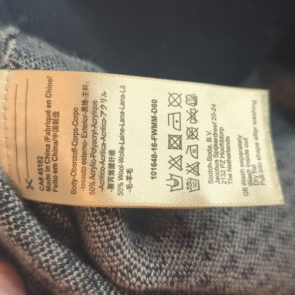 Scotch & Soda Wool Blend Polkadot Sweater S - Picture 4 of 6